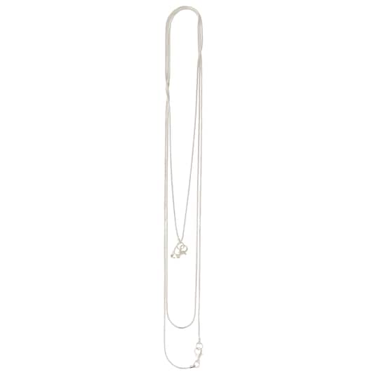12 Packs: 2 ct. (24 total) Silver Necklaces by Bead Landing™